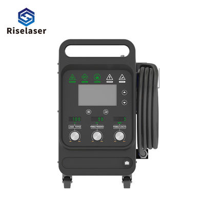 Portable Laser Welder with 43 KG Weight 100×45×68cm Dimensions and 0.5mm Focal Spot Diameter for Precision Metal Welding